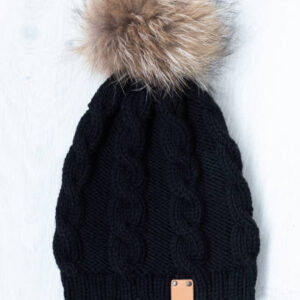 Cute cozy knitted women winter handknit hat